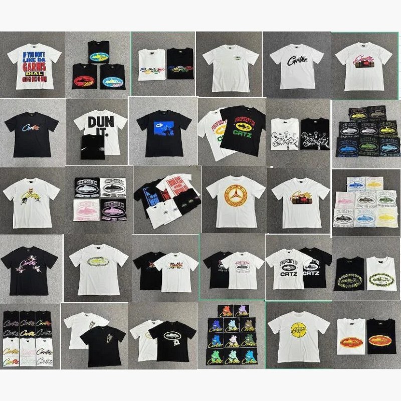 Corteiz Graphic Print Multicolor T-Shirt Collection Review: 42 Colourways, One Loose Crew-Neck Cut