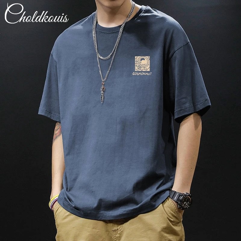 Foreign Trade Blue T-Shirt Review: A $5.97 Drop-Shoulder Cotton Tee Tested