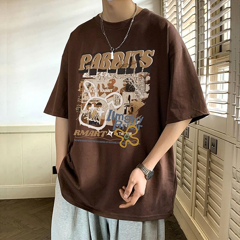 Foreign Trade Brown T-Shirt Review: Three Wash Cycles on a Loose $5.97 Cotton Crew Neck