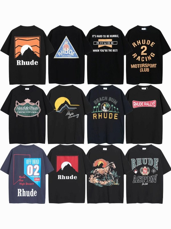 Rhude "Dark" Series T-Shirt Collection Review: Boxy Cotton Tees, Measured
