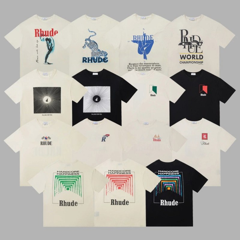 Rhude Multicolor T-Shirt Collection Review: Three Washes, One Print, and a Hem That Never Relaxed